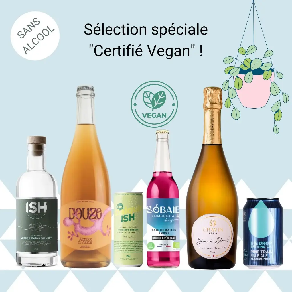 Sélection spéciale "Sans Alcool & certifiée VEGAN" !