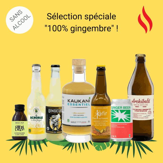 Sélection spéciale "100% GINGEMBRE & Sans Alcool" !