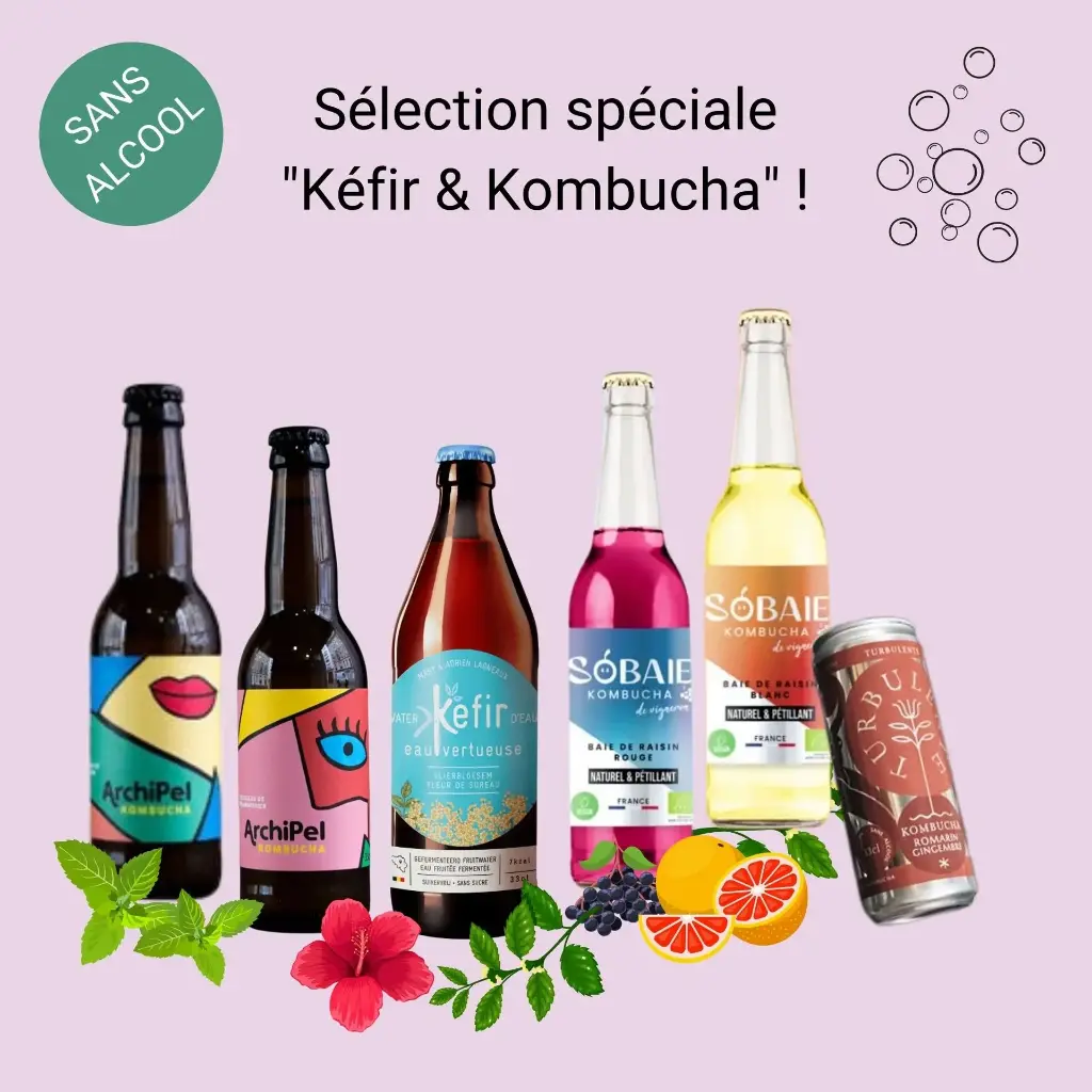 Sélection spéciale "KEFIR & KOMBUCHA" !