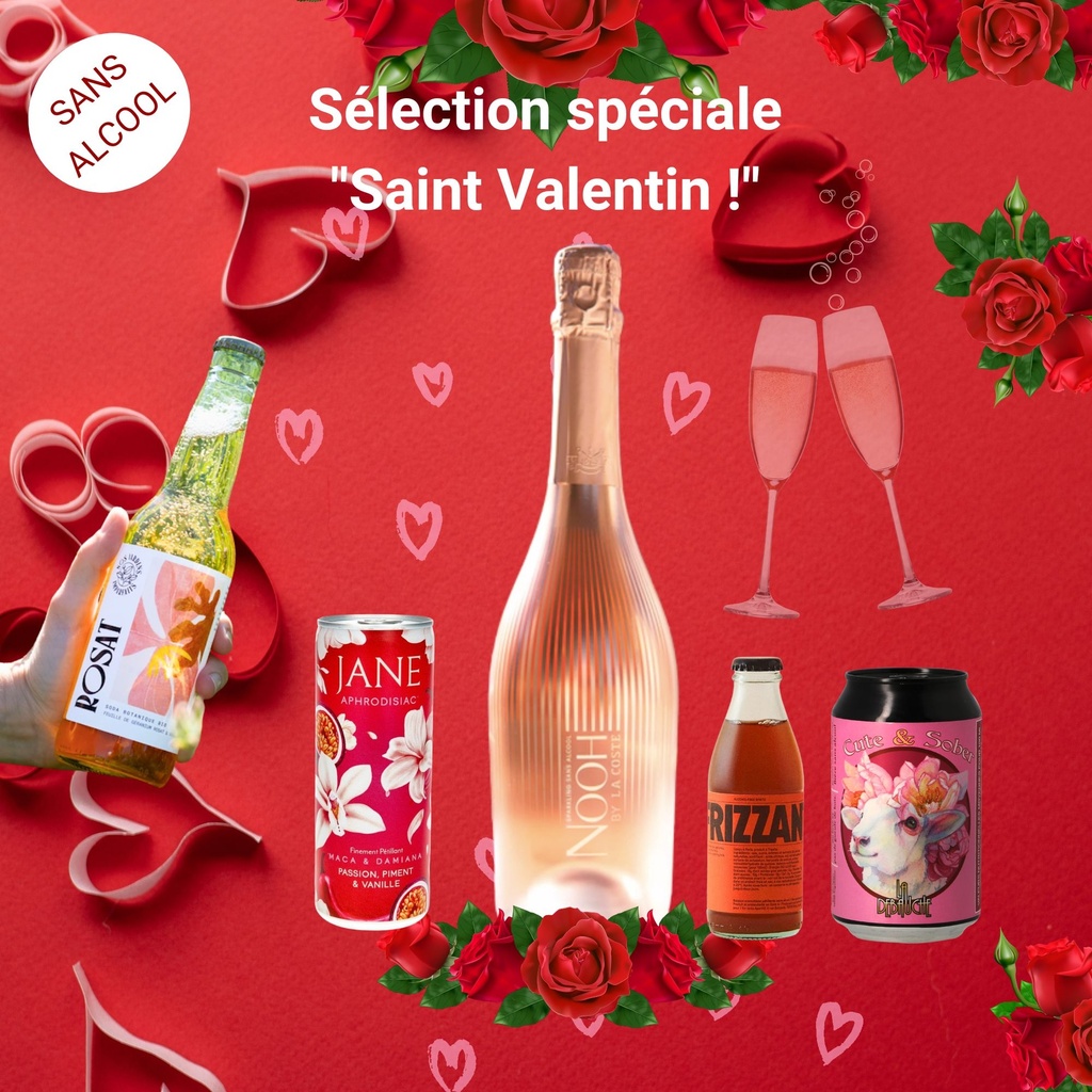 ​Sélection spéciale "Saint Valentin​ sans alcool"