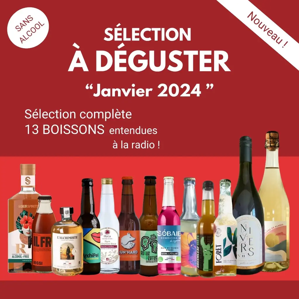 Sélection à déguster "Janvier 2024" ! (sélection complète 13 boissons )