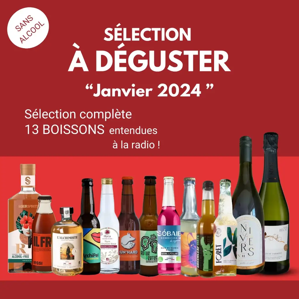 Sélection à déguster "Janvier 2024" ! (sélection complète 13 boissons )
