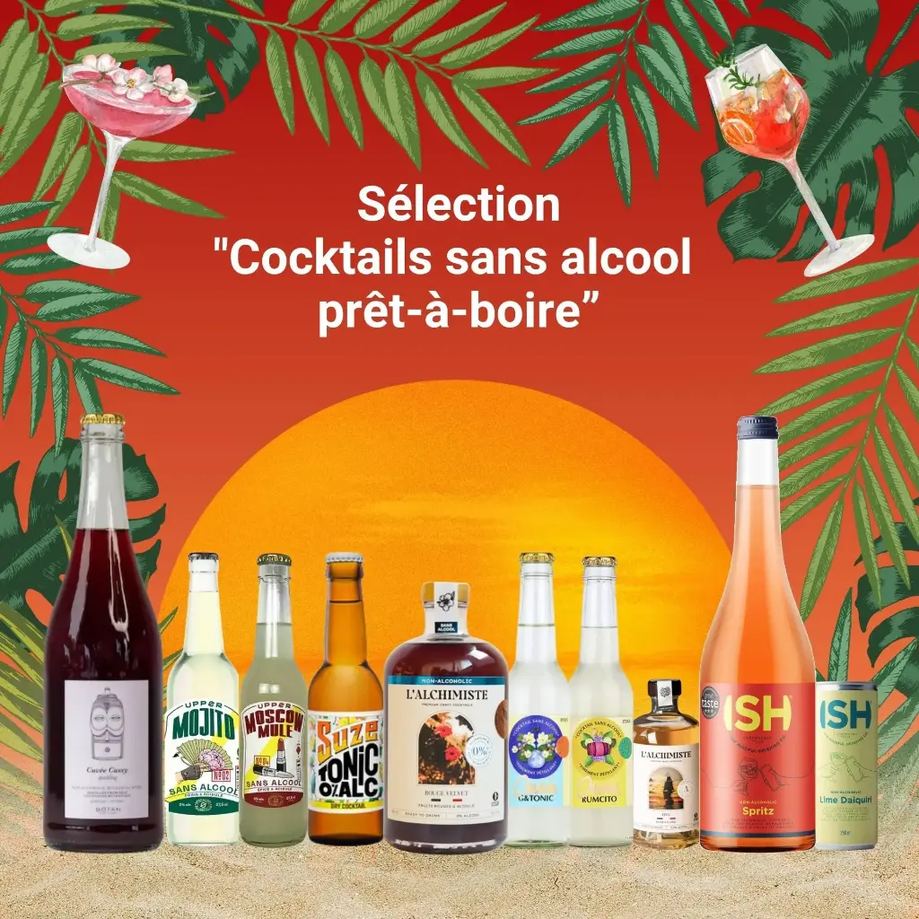 Sélection Cocktails sans alcool prêt-à-boire !
