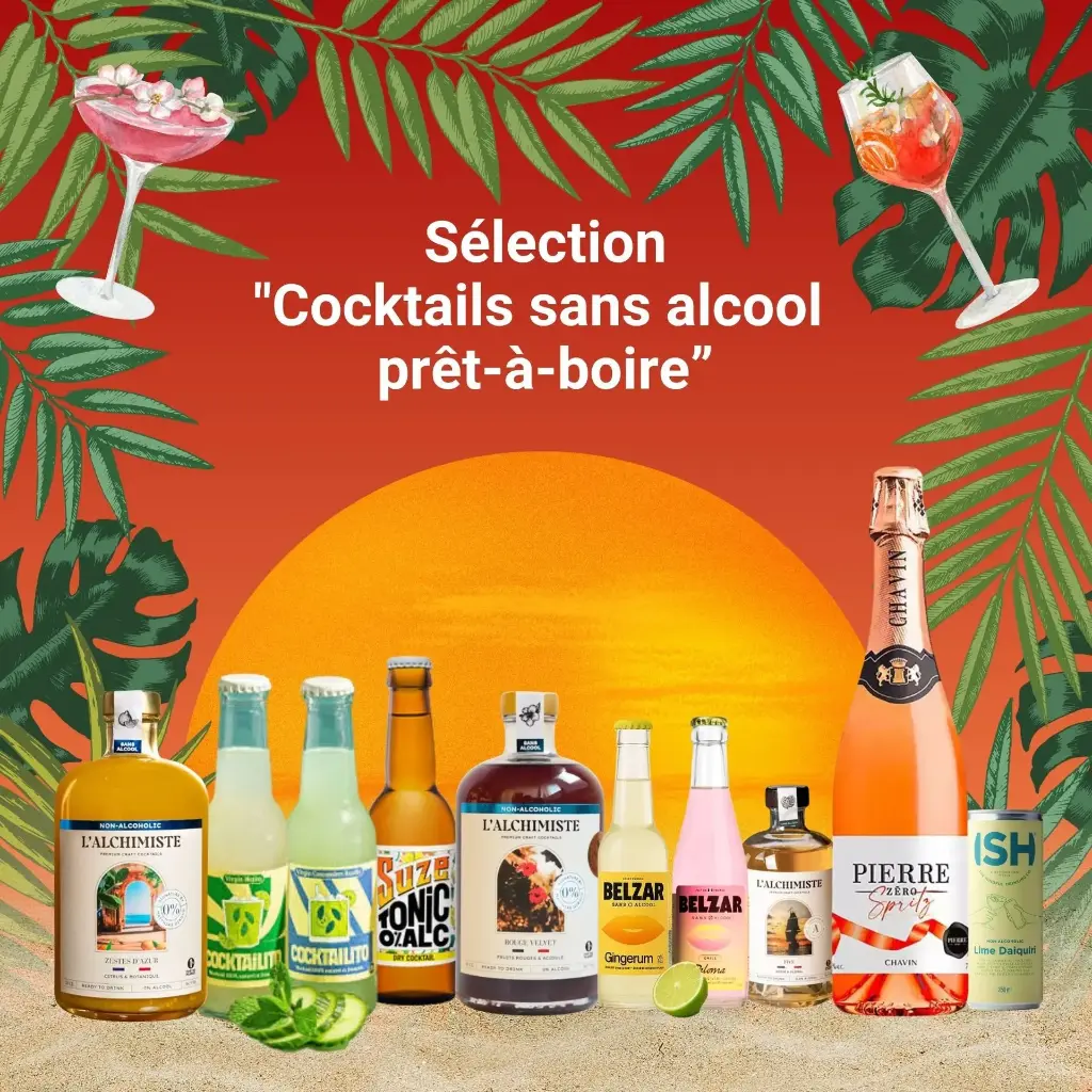 Sélection Cocktails sans alcool prêt-à-boire !