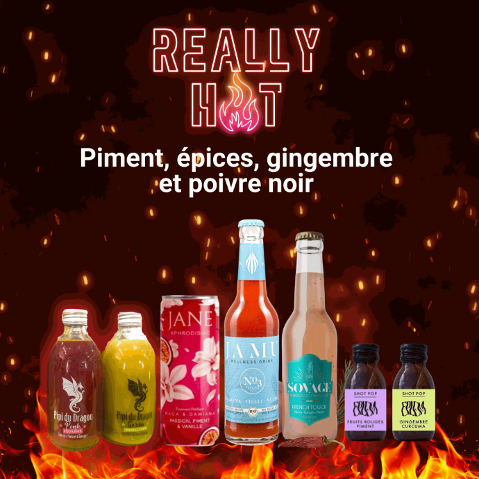 Sélection REALLY HOT ! Piment, épices, gingembre et poivre noir !