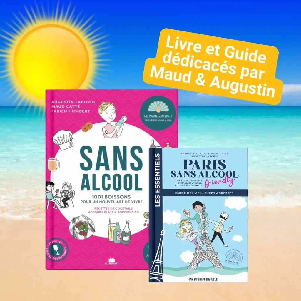 Les 2 livres du Paon Qui Boit avec une dédicace personnalisée !