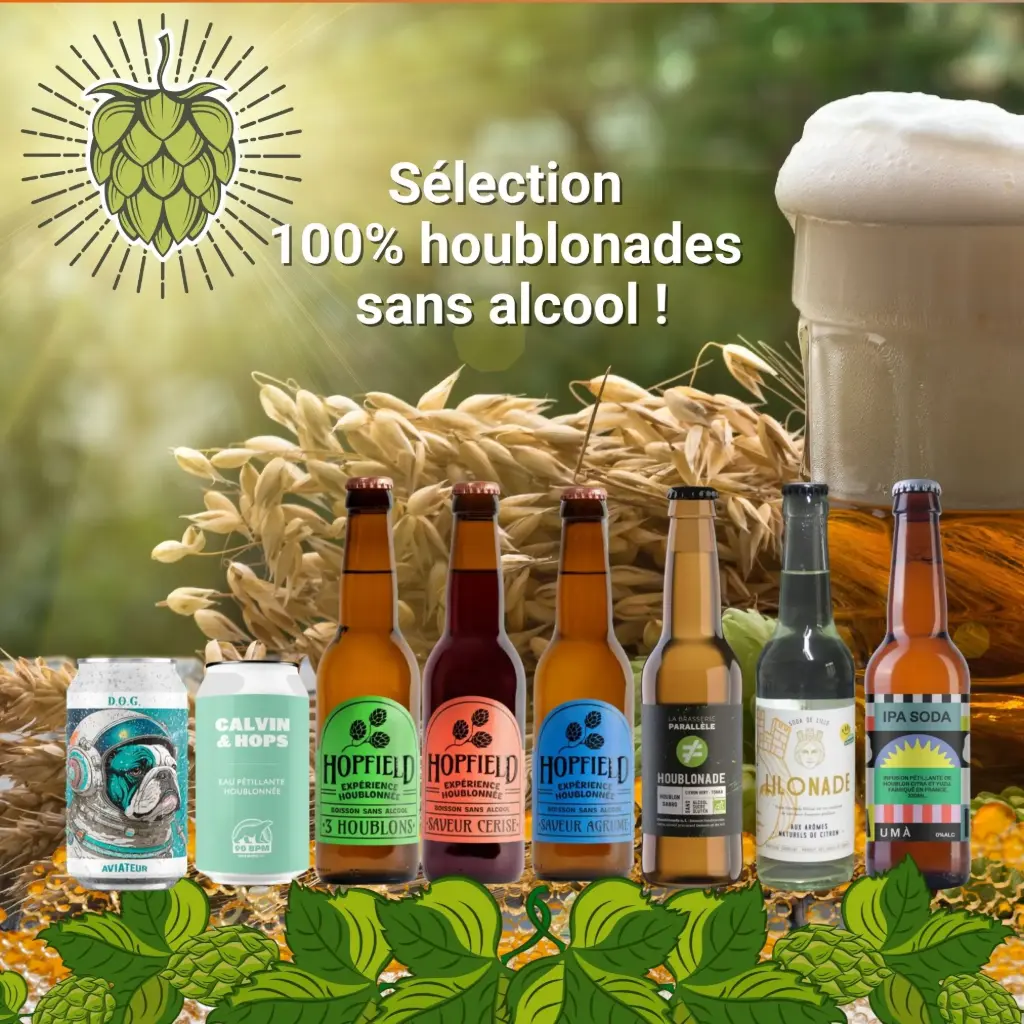 Sélection 100% houblonades sans alcool !