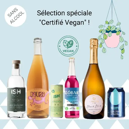 [COFFRET_Vegan] Sélection spéciale "Sans Alcool & certifiée VEGAN" !