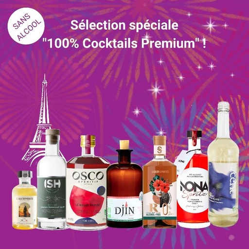 [COFFRET_CocktailsPremium] Sélection spéciale "100% COCKTAILS PREMIUM sans alcool" !