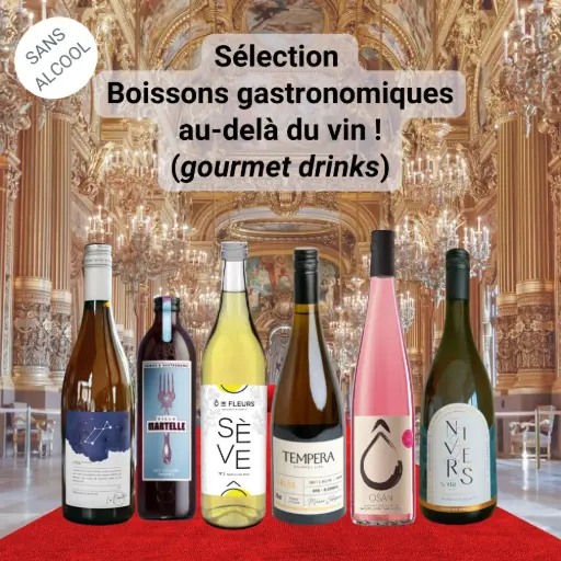 [Coffret_BoissonsGastronomiques] Sélection "boissons gastronomiques / au-delà du vin" (gourmet drinks)