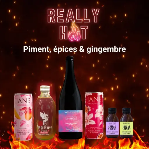 [Selection_BoissonsPiment] Sélection REALLY HOT ! Piment, épices & gingembre !